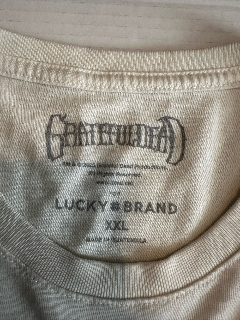 Lucky Brand Grateful Dead Summer Tour ’90 Graphic Tee NWT XXL - Picture 6 of 7
